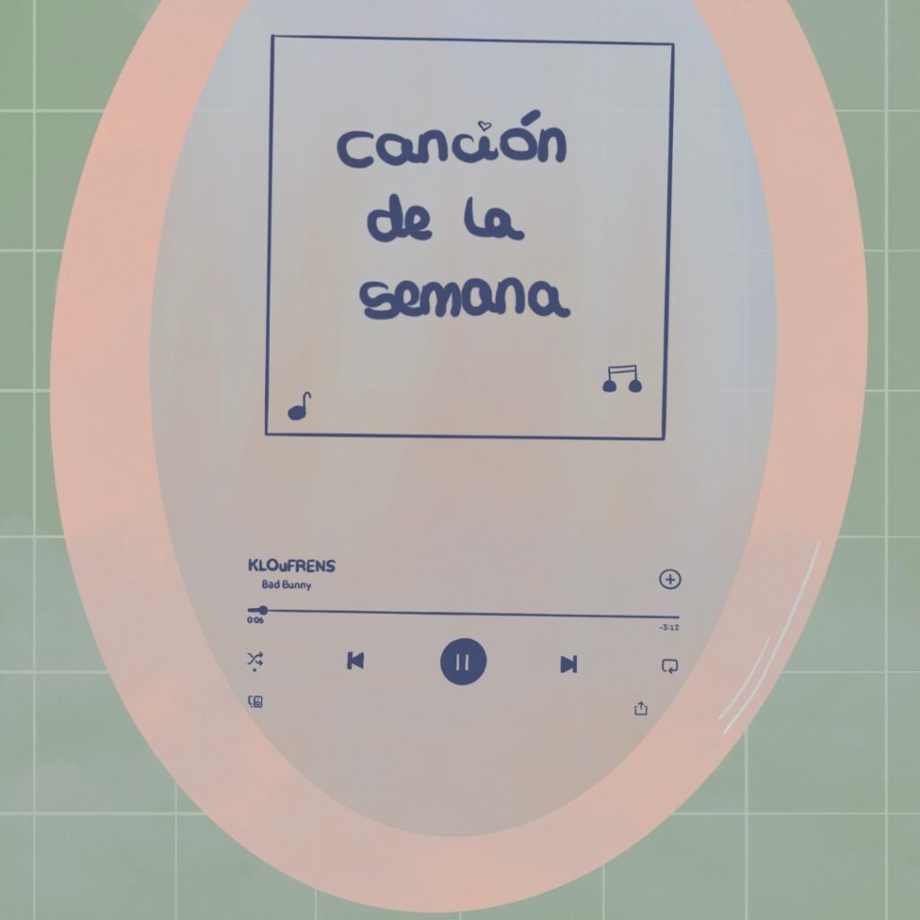 Portada para publicar las canciones de la semana. 